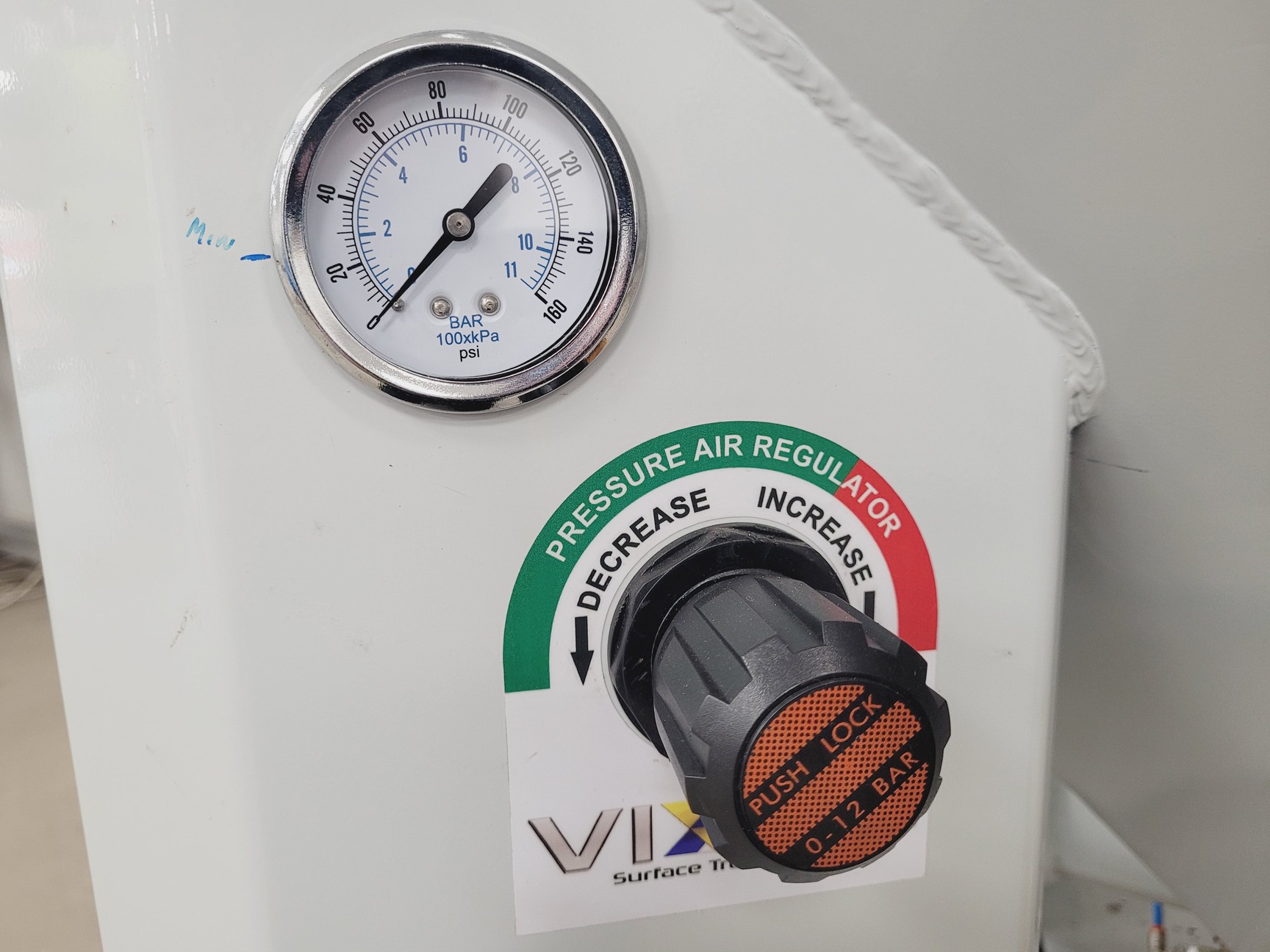 Image of Vixen Aqua Blast 915 Wet Blasting Cabinet with Air Compressor and Salt Trolley