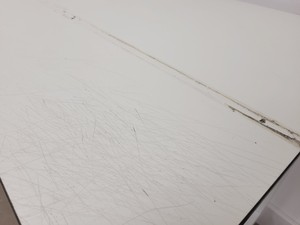 Thumbnail image of 3 x White Trespa Tables 75x200x89cm LWH Lab