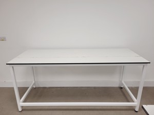 Thumbnail image of 3 x White Trespa Tables 75x200x89cm LWH Lab