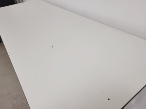 Thumbnail image of 3 x White Trespa Tables 75x200x89cm LWH Lab
