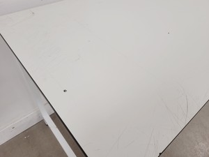 Thumbnail image of 3 x White Trespa Tables 75x200x89cm LWH Lab
