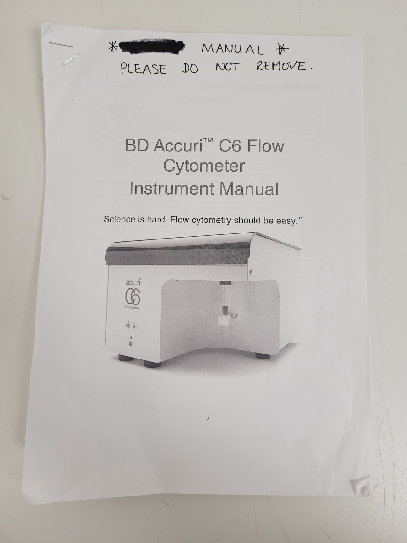 BD Accuri C6 Flow Cytometer CSample Lab