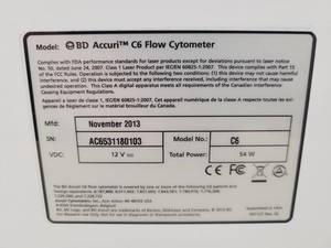 Thumbnail image of BD Accuri C6 Flow Cytometer CSample Lab