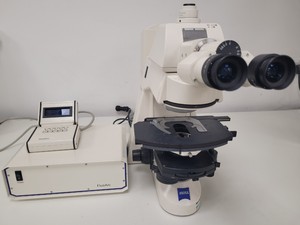 Image of Zeiss Axioskop 2 Plus Microscope With FluoArc Power Supply Lab