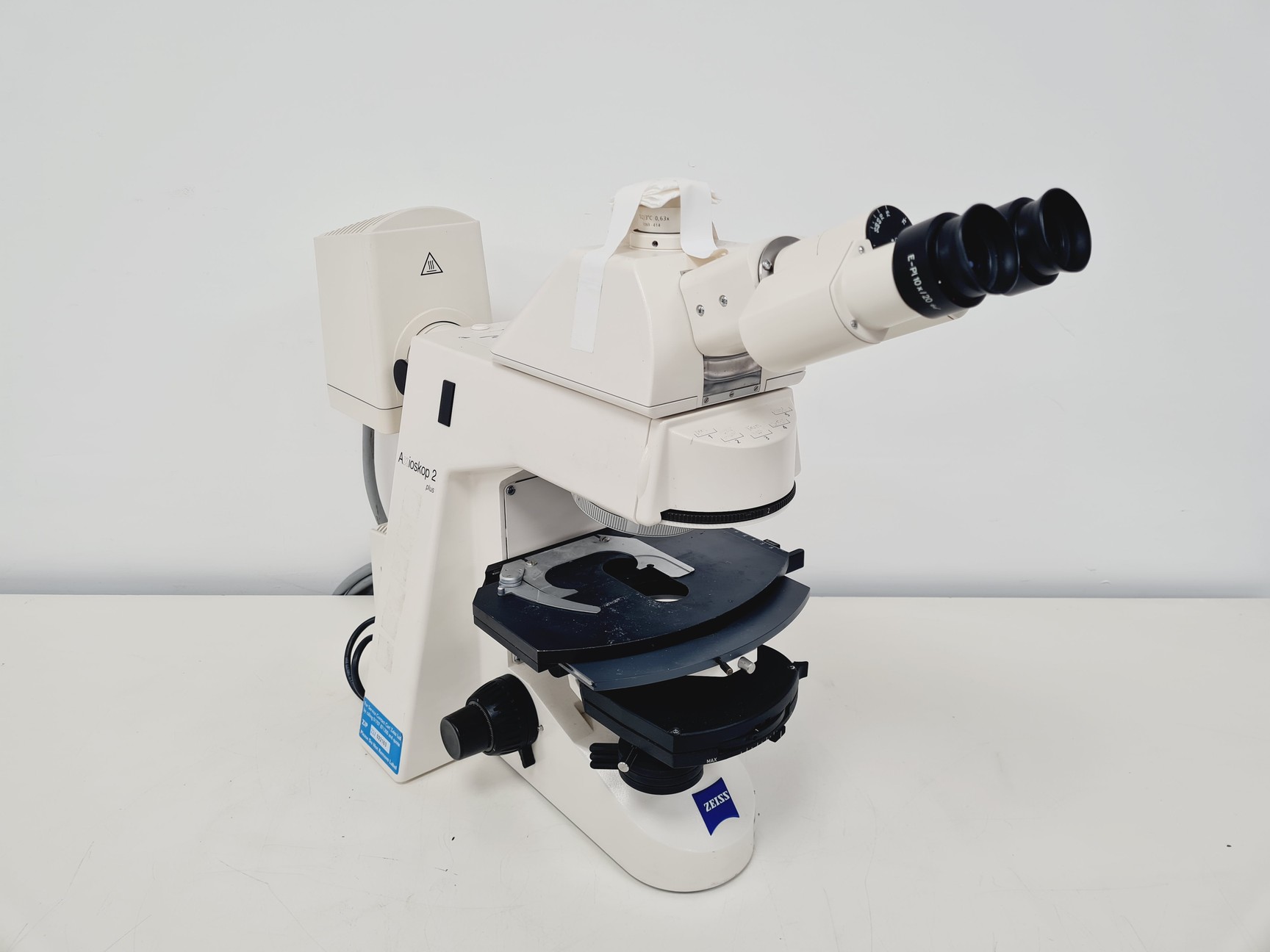 Image of Zeiss Axioskop 2 Plus Microscope With FluoArc Power Supply Lab