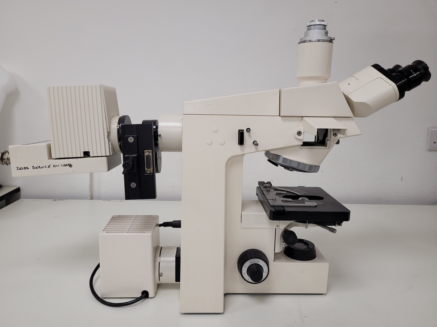 Image of Zeiss Axioskop Microscope w/ J04Z0H Power Supply Lab