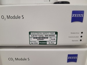 Thumbnail image of Zeiss AXIO Observer.Z1 w/ CO2/02/Temp Module S1, Axiocam, MCU 28 Microscope Lab