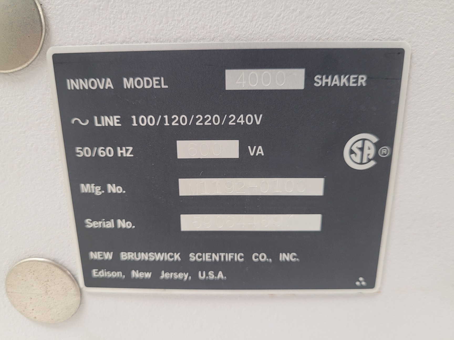 Image of New Brunswick Scientific Innova 4000 Benchtop Incubator Shaker Lab