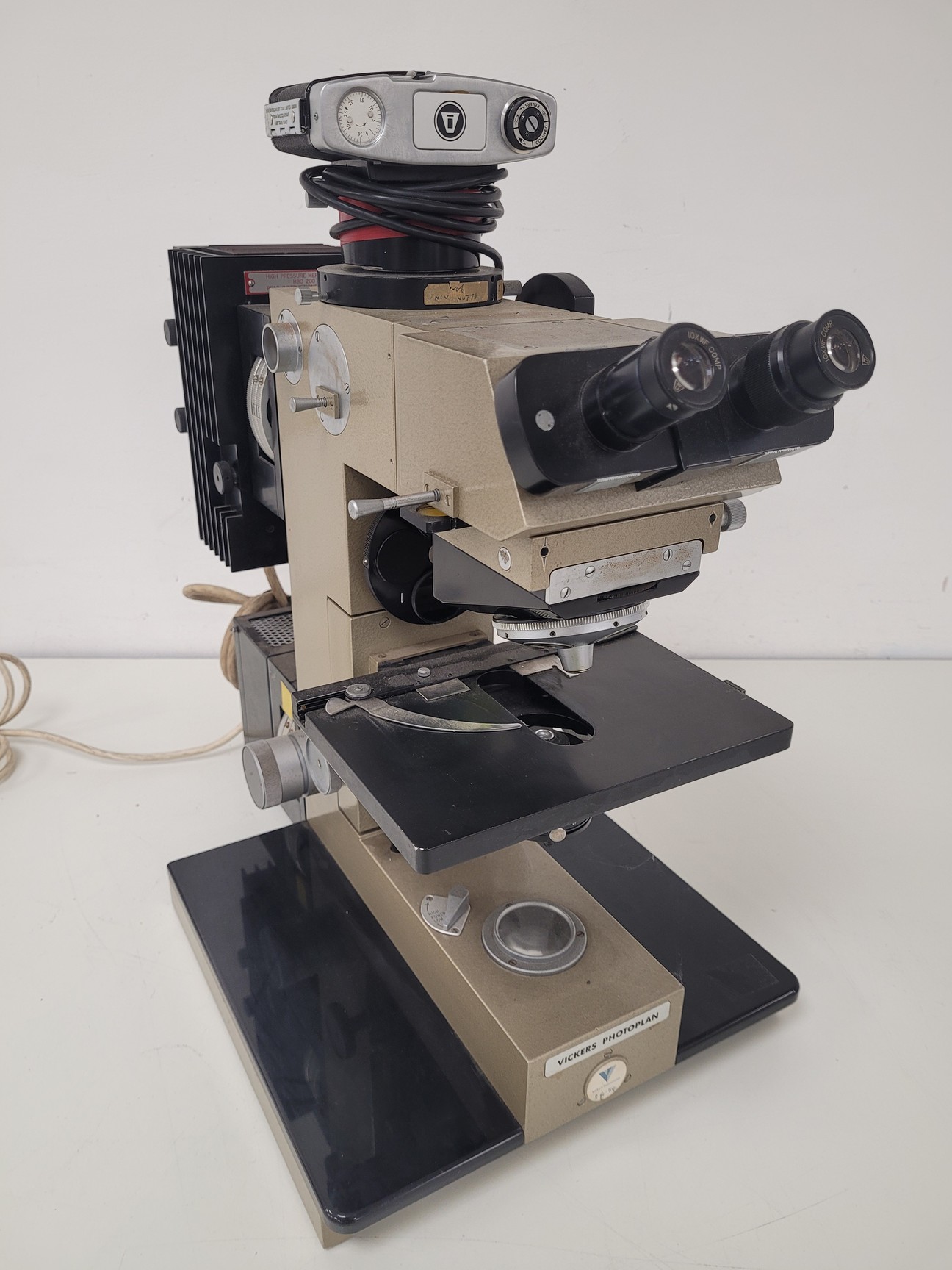 Vickers M41 Photoplan Fluorescence Microscope w/ Microplan 40/0.7 ...