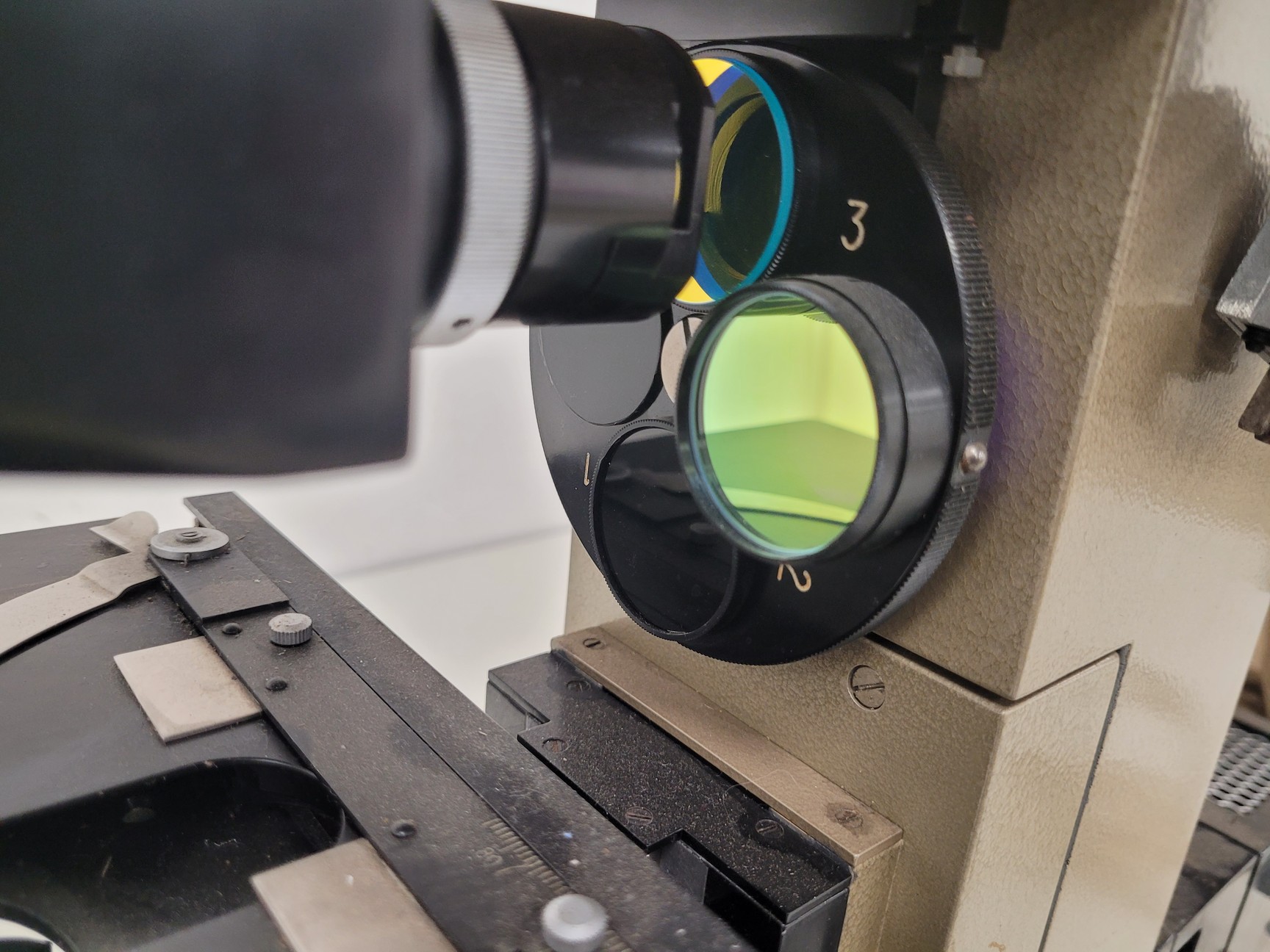 Vickers M41 Photoplan Fluorescence Microscope w/ Microplan 40/0.7 ...