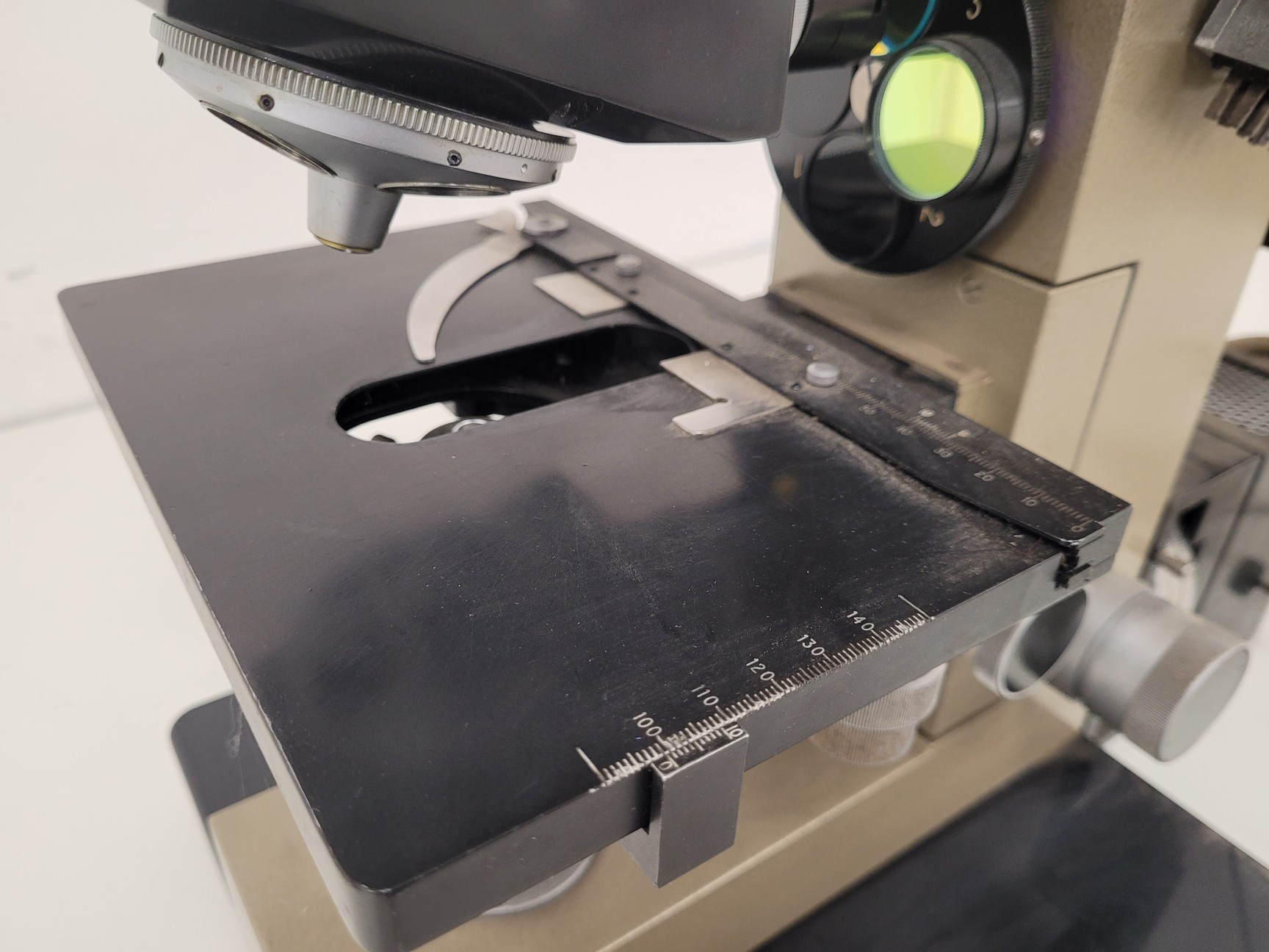 Vickers Lab Vickers M41 Photoplan Fluorescence Microscope w/ Microplan 40/0.7 ...
