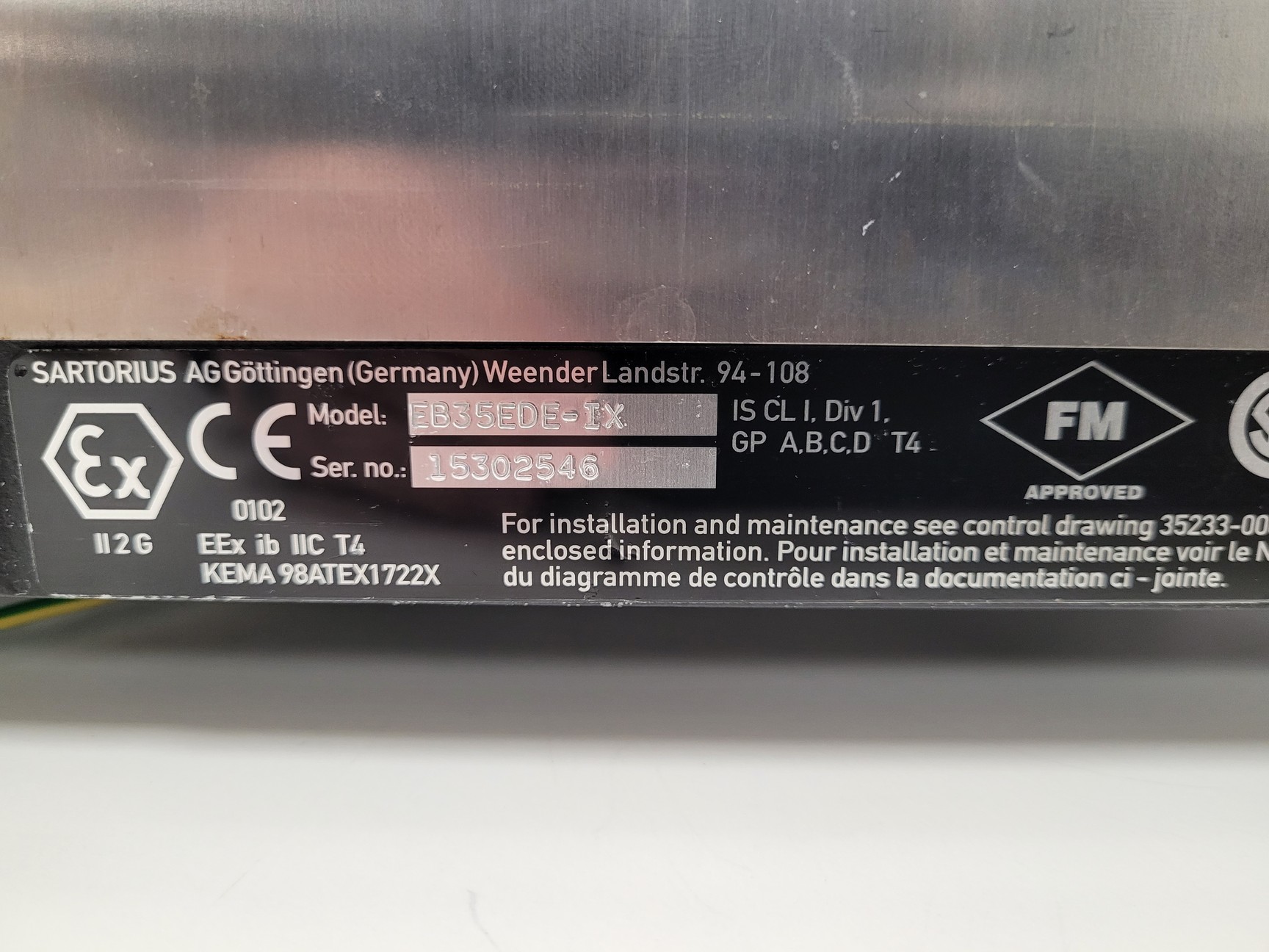 Image of Sartorius EB35EDE-IX Industrial Laboratory Scales Lab