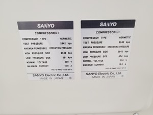 Thumbnail image of Sanyo MDF-U32V Ultra Low-Temperature Freezer Lab