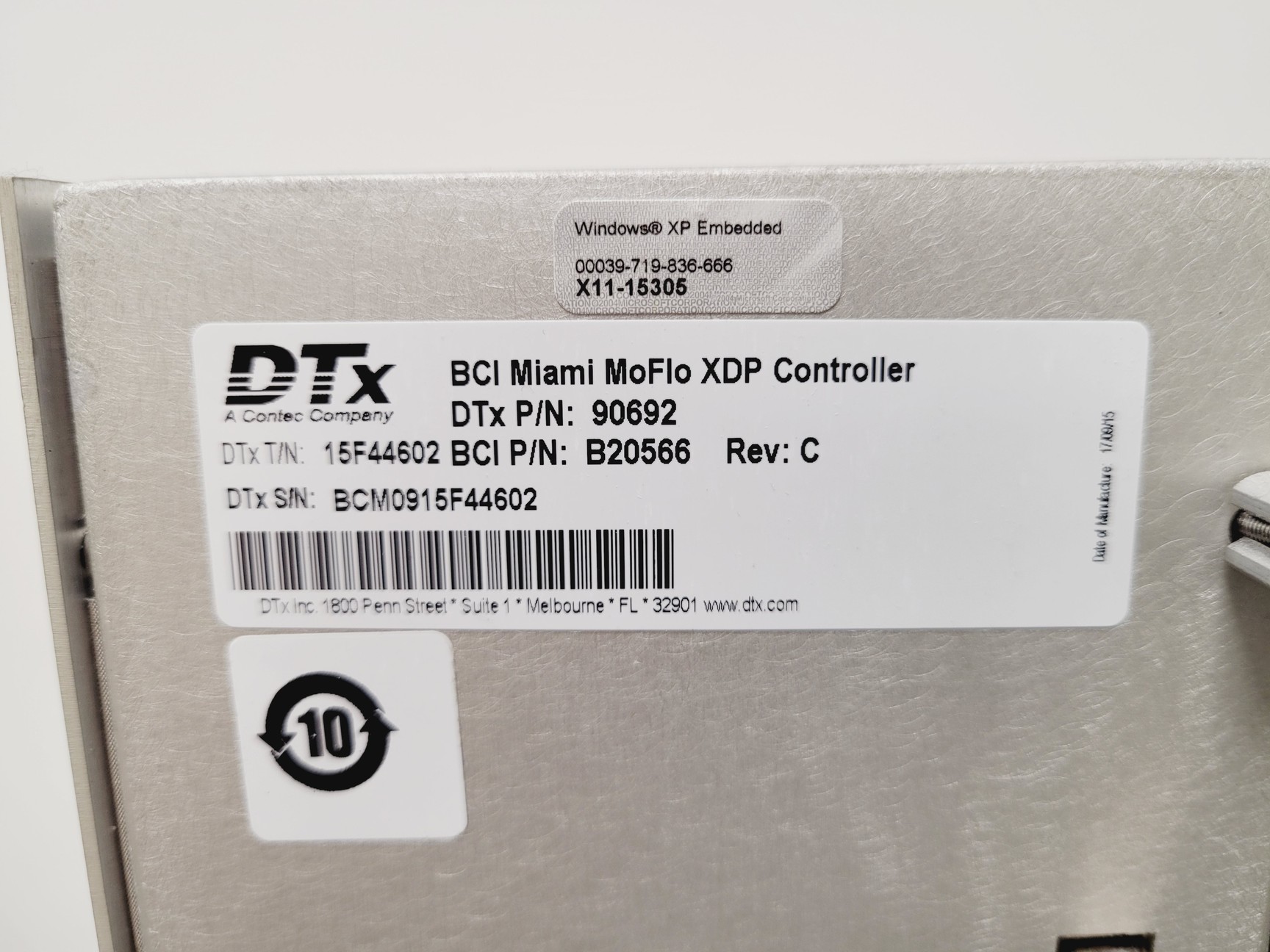 Image of Beckman Coulter MoFlo XDP Cell Sorter Laser Cytomation System + Optics Table Lab