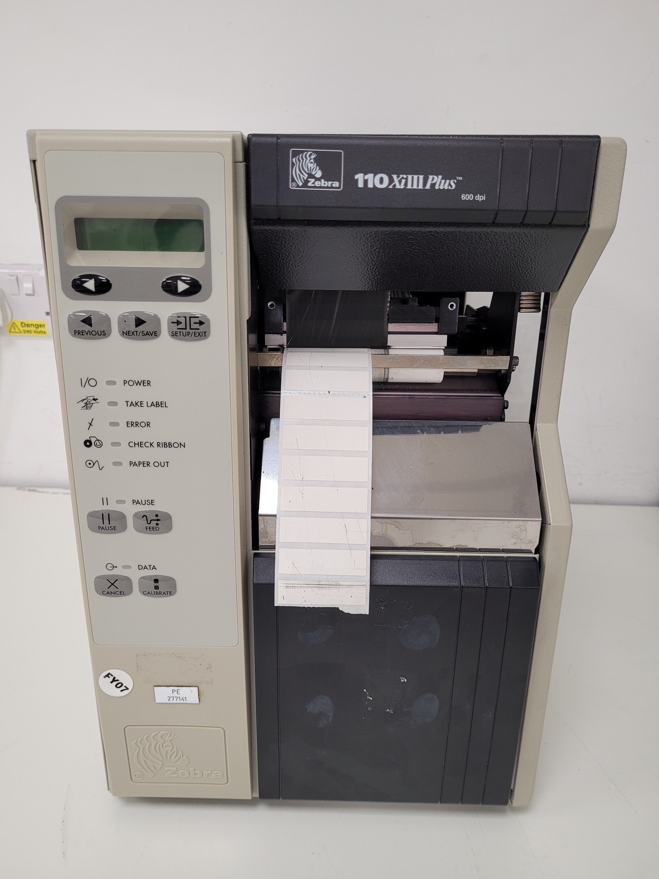 Image of Zebra Model 110 XiIII Plus Thermal Label Printer Lab