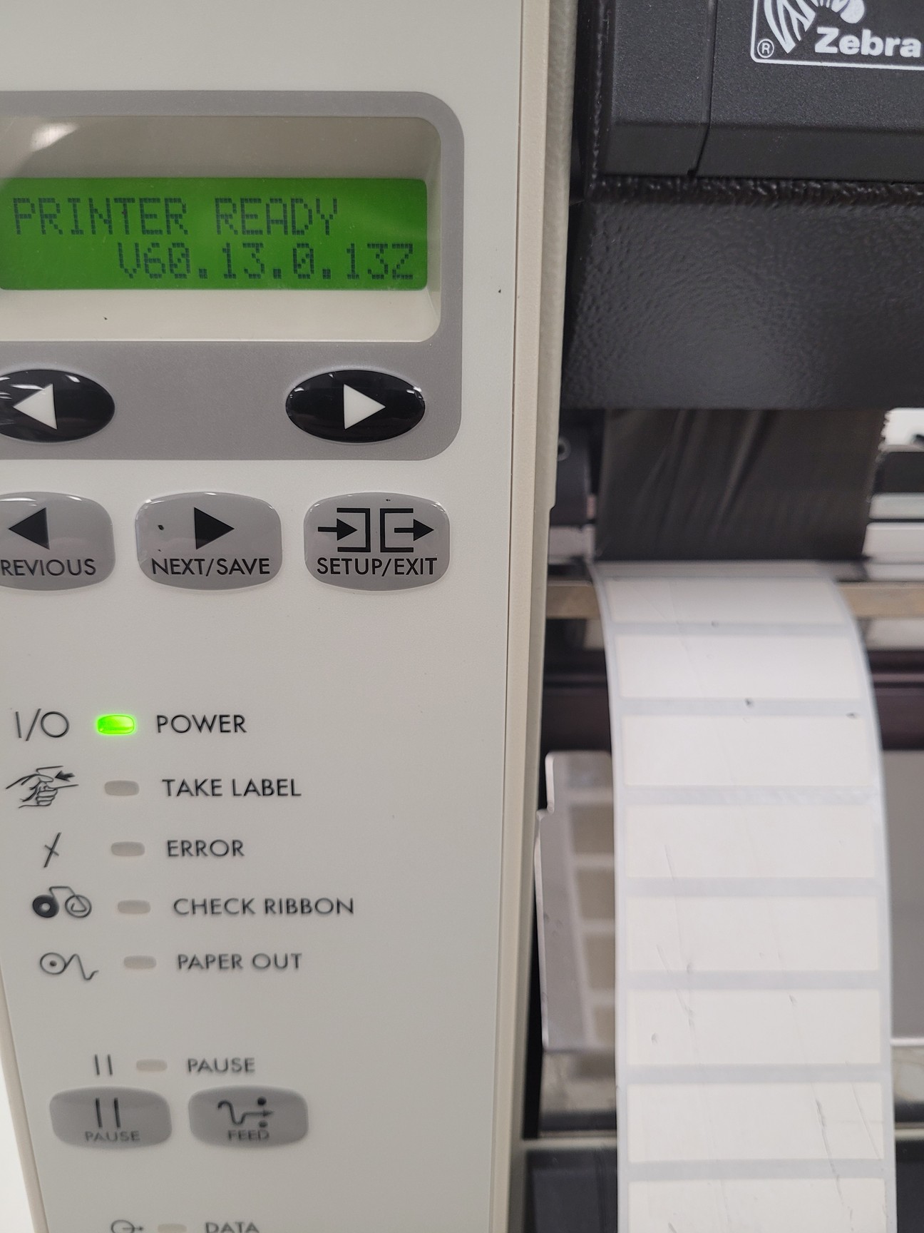 Image of Zebra Model 110 XiIII Plus Thermal Label Printer Lab