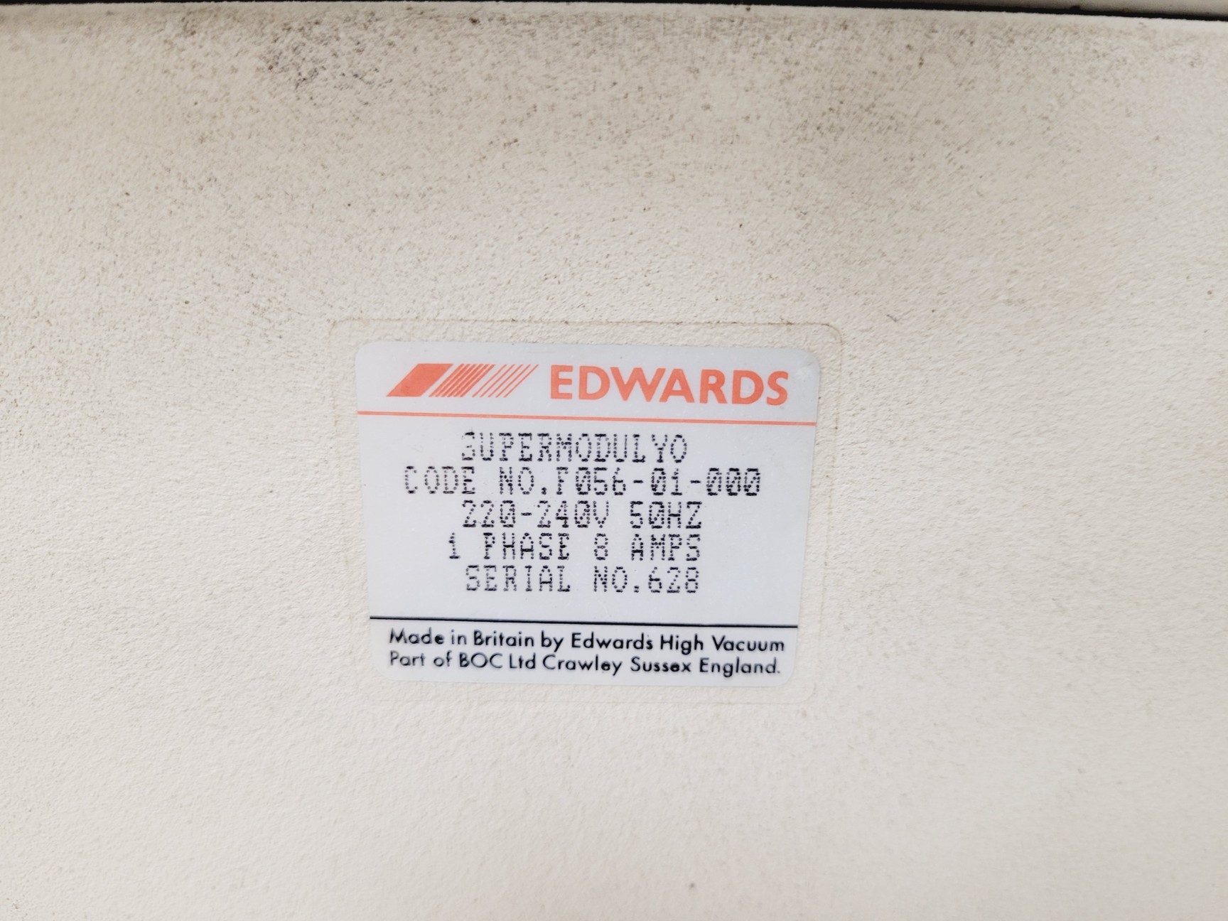 Image of Edwards Refrigerated Chamber & Freeze Dryer Super Modulyo Lab Faulty