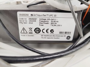 Thumbnail image of GE AKTA Purifier UPC 10 FPLC System w/ FRAC-950 Fraction Collector Lab