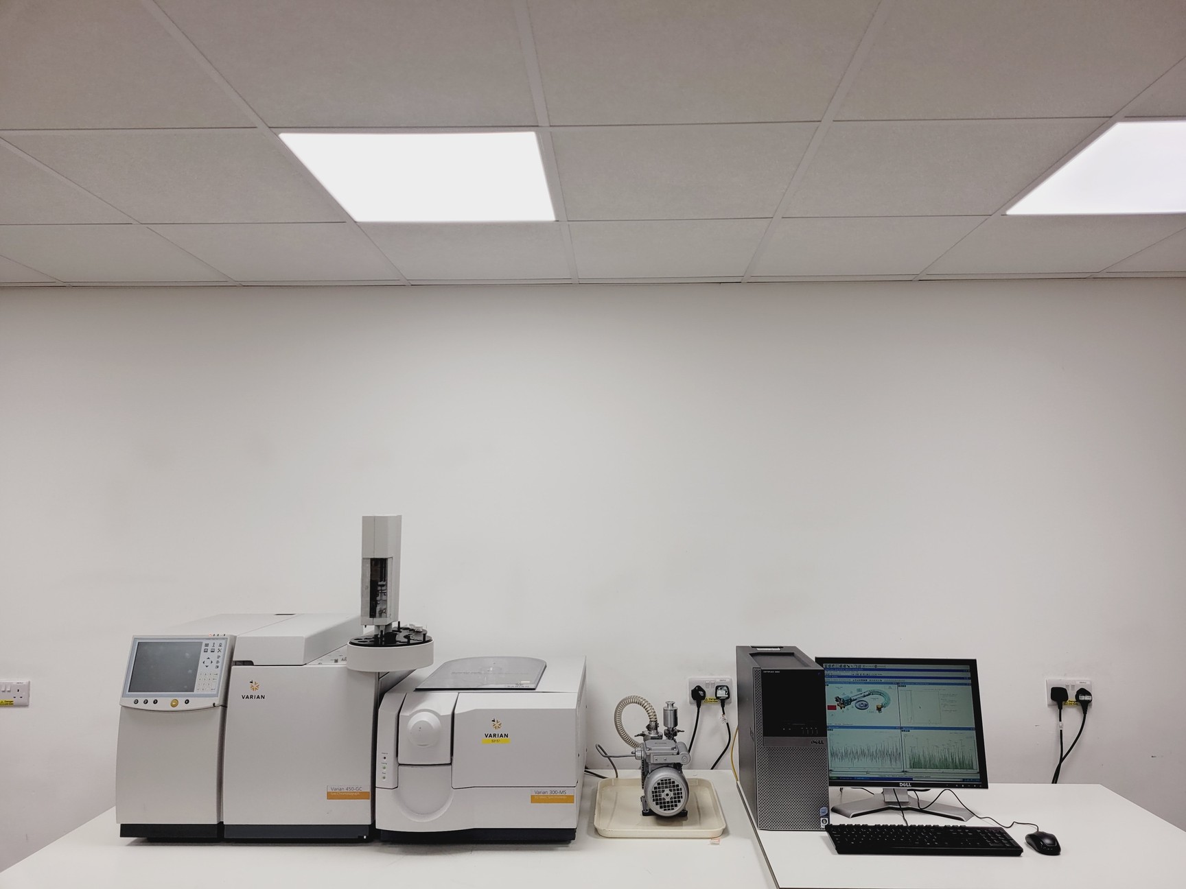 Varian 450-GC GC-MS System w/ 300-MS SQ Mass Spectrometer & CP 8410 ...