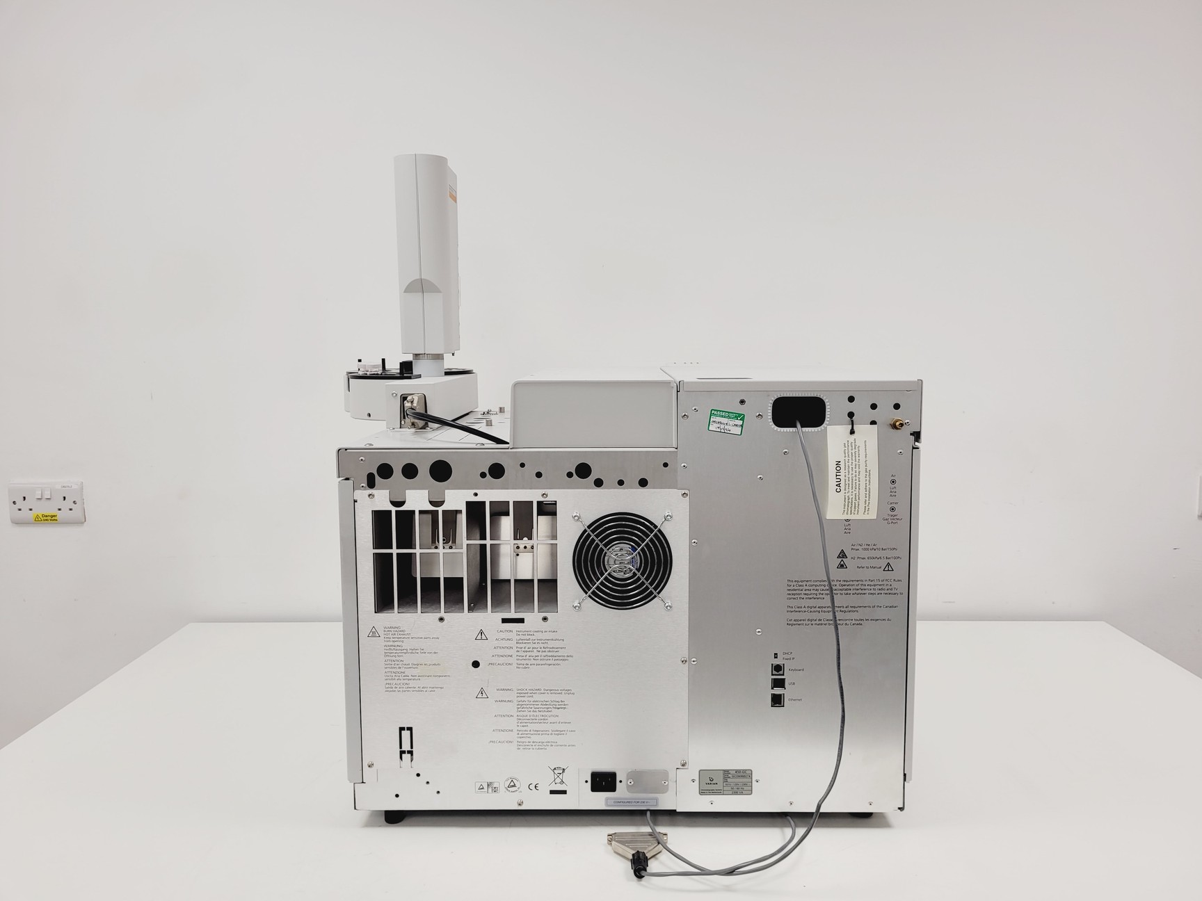 Image of Varian 450-GC GC-MS System w/ 300-MS SQ Mass Spectrometer & CP 8410 Autosampler