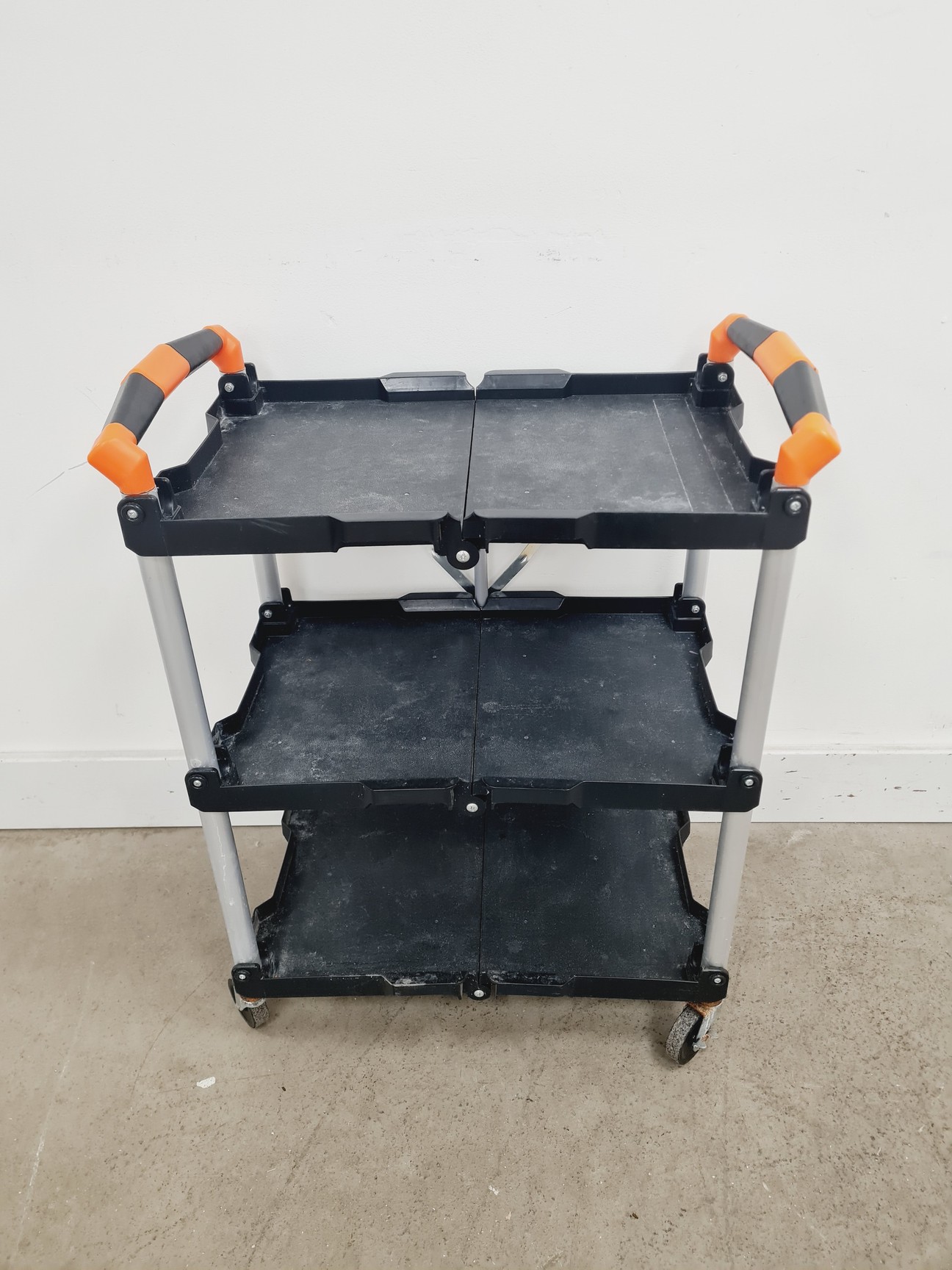 Image of Foldable 3 Shelf Trolley Lab