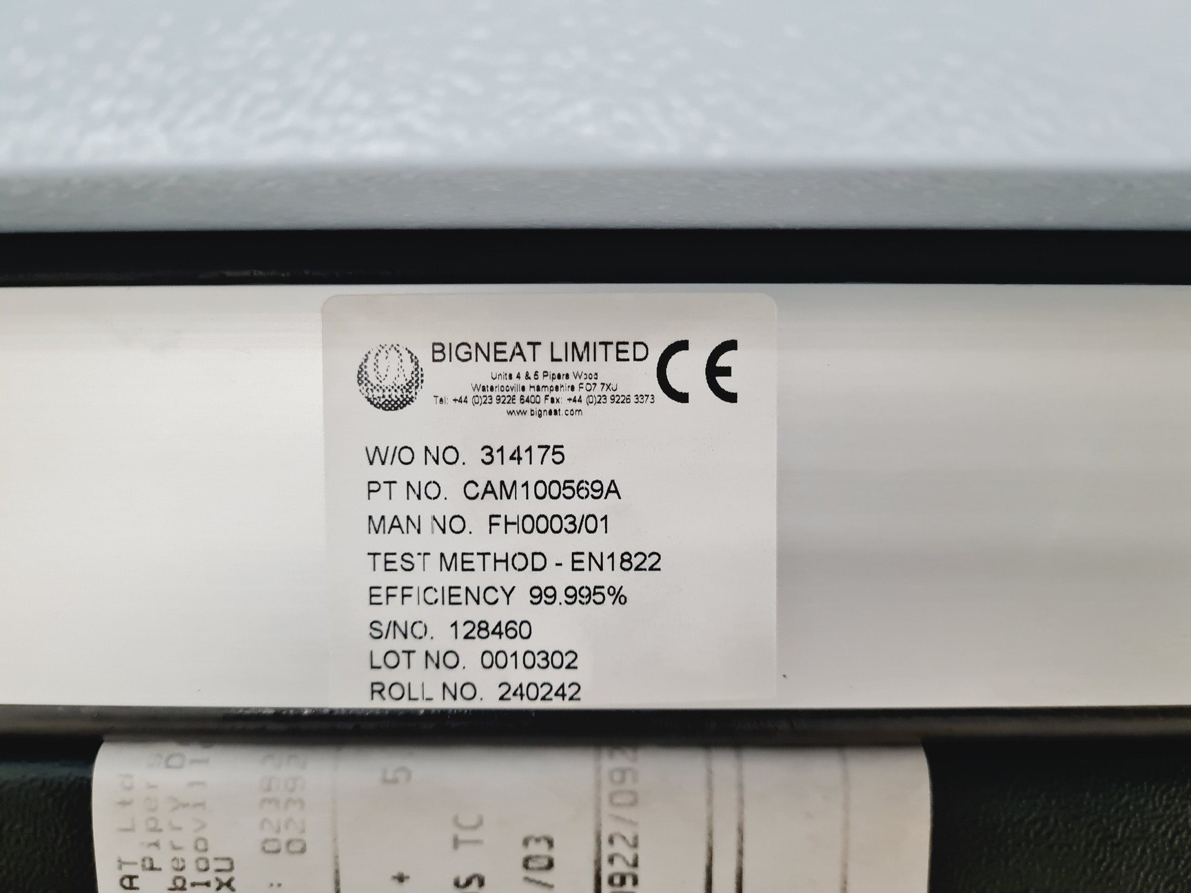 Image of Bigneat Ductless Fume Hood Model - PR1506 Lab Spares/Repairs