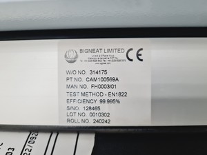 Thumbnail image of Bigneat Ductless Fume Hood Model - PR1506 Lab Spares/Repairs