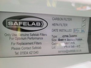 Thumbnail image of Safelab Recirculating Fume Cupboard Airone - R 1500R Lab