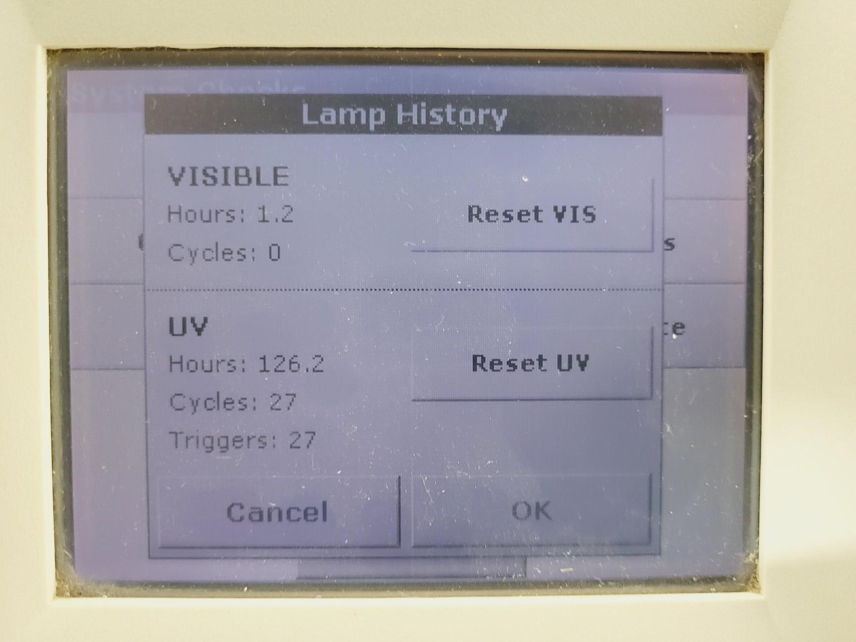 Image of Beckman Coulter DU730 UV/Vis Spectrophotometer - New Tungsten Lamp Lab