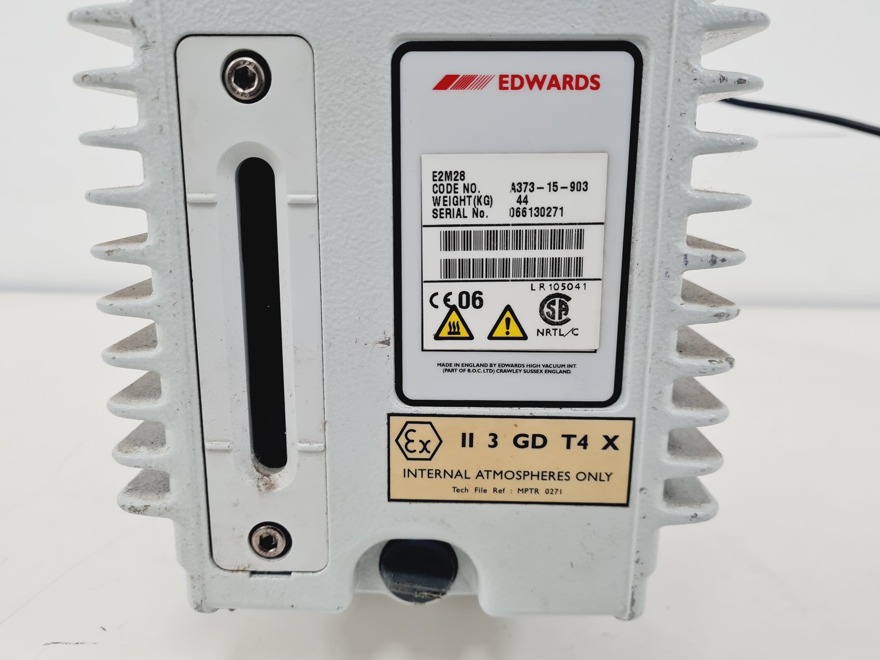 Image of Edwards Model E2M28 Rotary Vane Vacuum Pump 