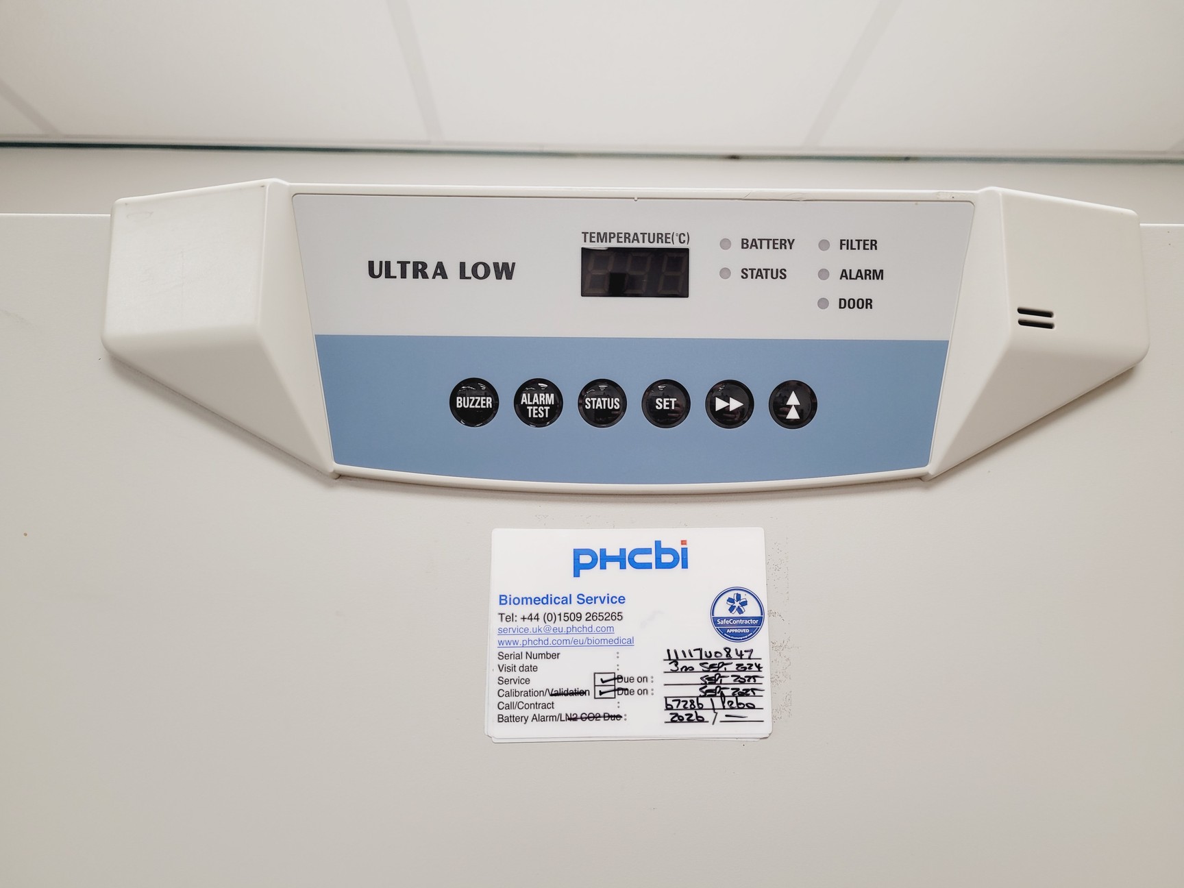 Image of Sanyo MDF-U76V -86 Ultra Low Temperature Freezer Lab