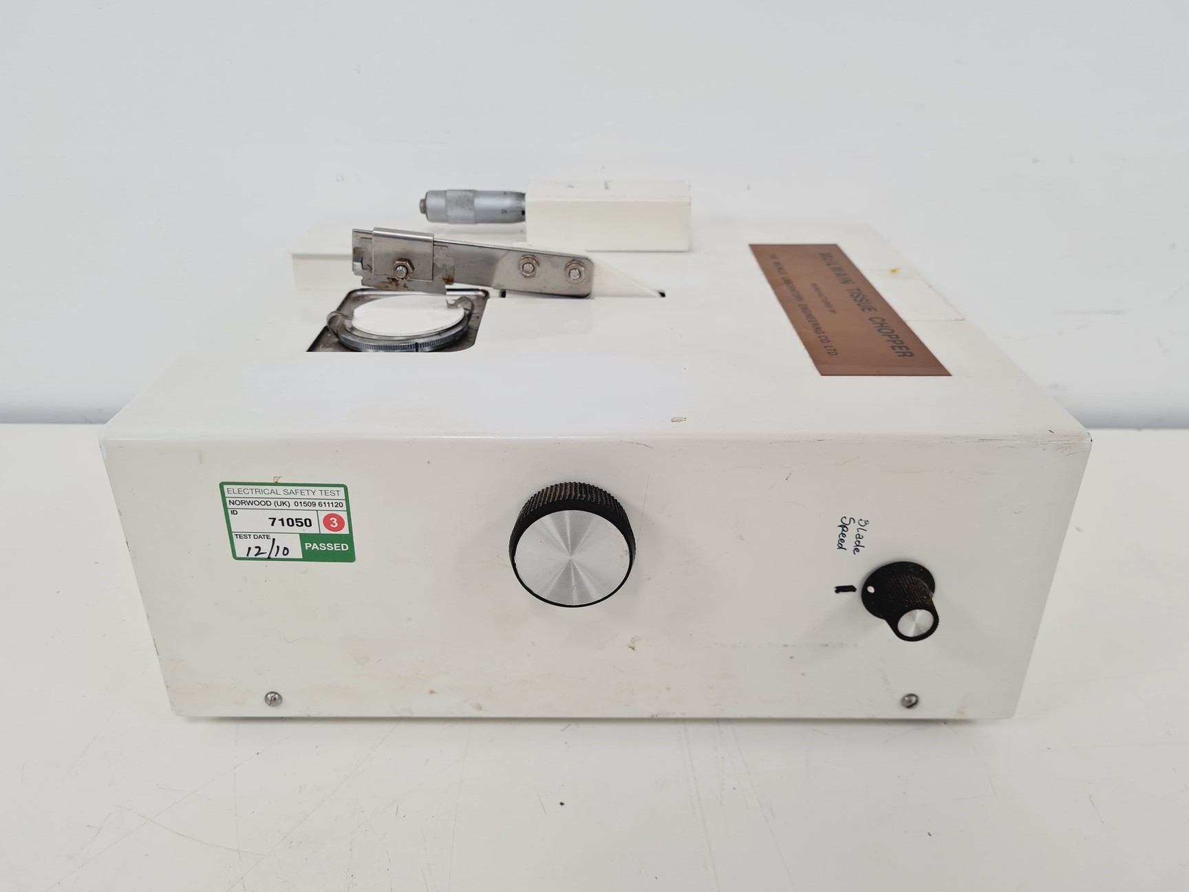 Image of Mickle McIlwain Tissue Chopper MTC/1 Lab