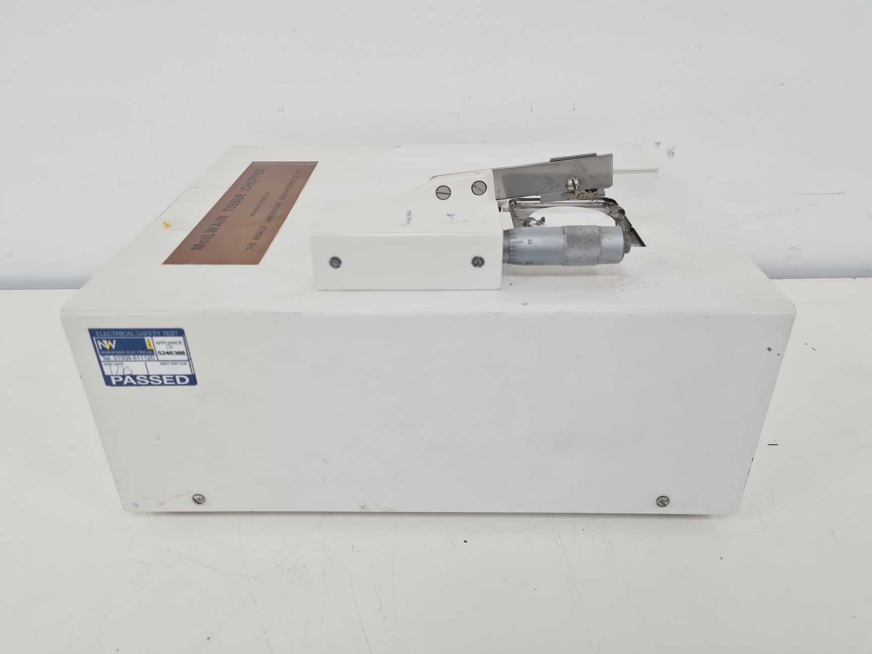 Image of Mickle McIlwain Tissue Chopper MTC/1 Lab