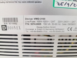 Thumbnail image of Dionex UltiMate 3000 HPLC System - VWD, RSLCNANO, Autosampler 