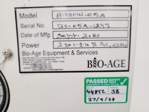 Thumbnail image of Lab Scale Fermenter: Bio-Age Bio-Spin Series 05A Lab