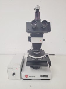 Thumbnail image of Leica Leitz Labovert FS Microscope With Leica 12V/100W Power Supply Lab