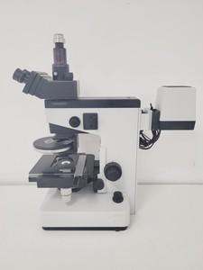 Thumbnail image of Leica Leitz Labovert FS Microscope With Leica 12V/100W Power Supply Lab