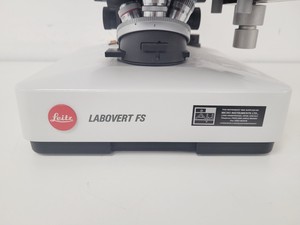 Thumbnail image of Leica Leitz Labovert FS Microscope With Leica 12V/100W Power Supply Lab