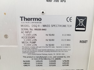 Thumbnail image of Thermo Scientific Trace GC Ultra w/ Thermoquest & DSQ II System Lab