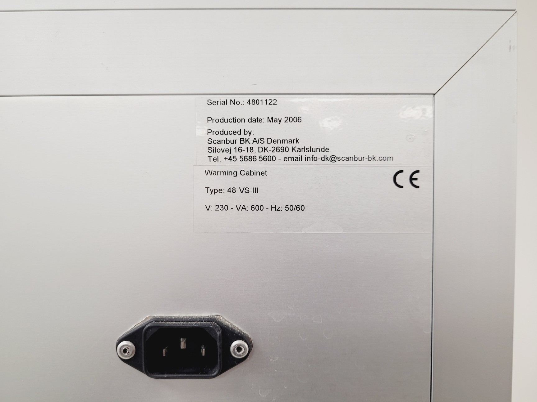 Image of Scanbur Warming Cabinet Type-48-VS-III Lab