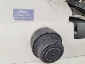 Thumbnail image of Nikon Eclipse TS100 Microscope w/ 3 x Objectives 4X/0.10, 10X/0.25, 20X/0.40 Lab