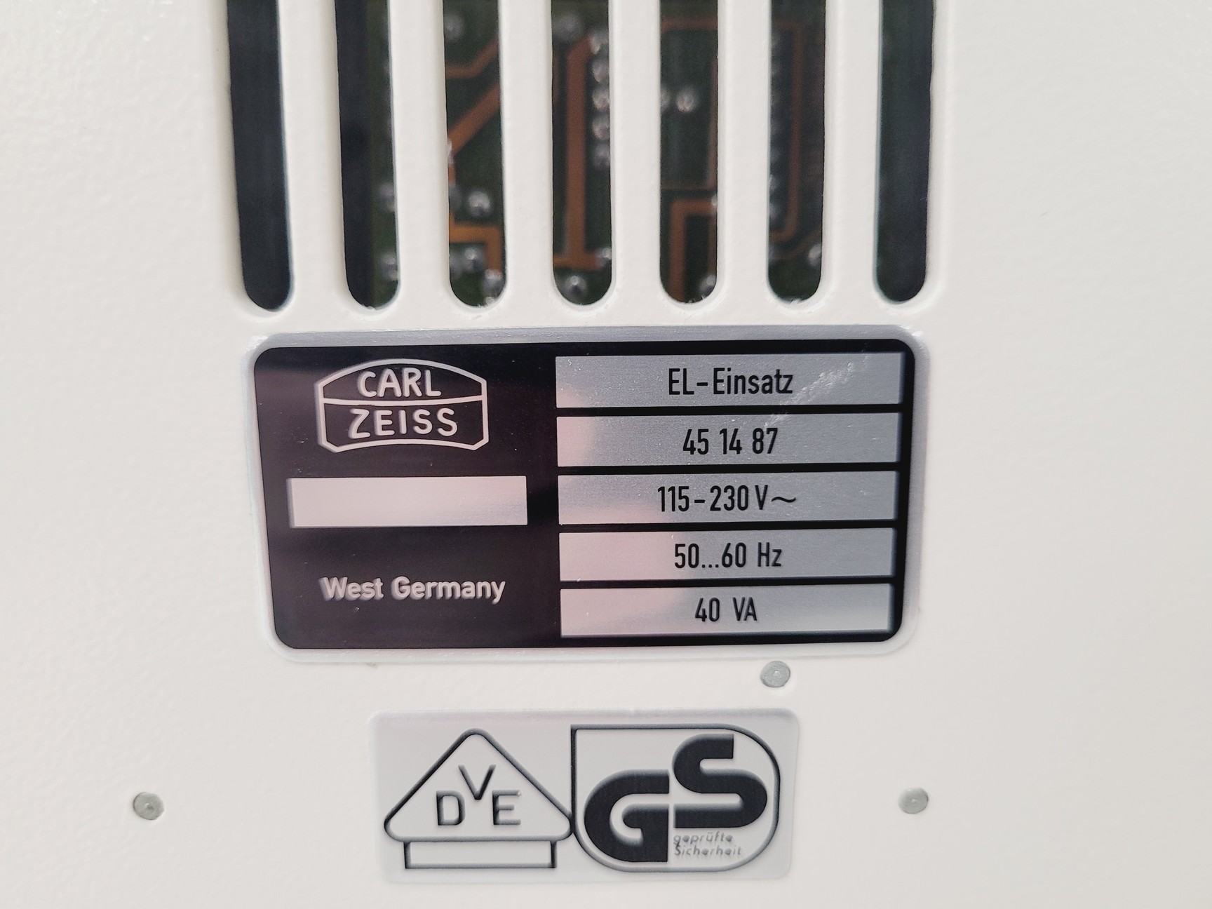 Image of Zeiss Axioskop EL-Einsatz Microscope Lab