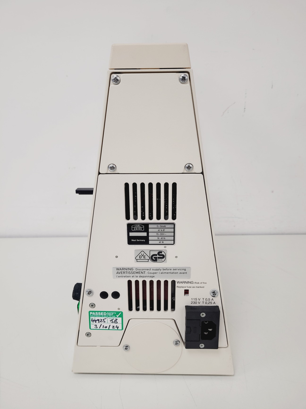 Image of Zeiss Axioskop EL-Einsatz Microscope Lab