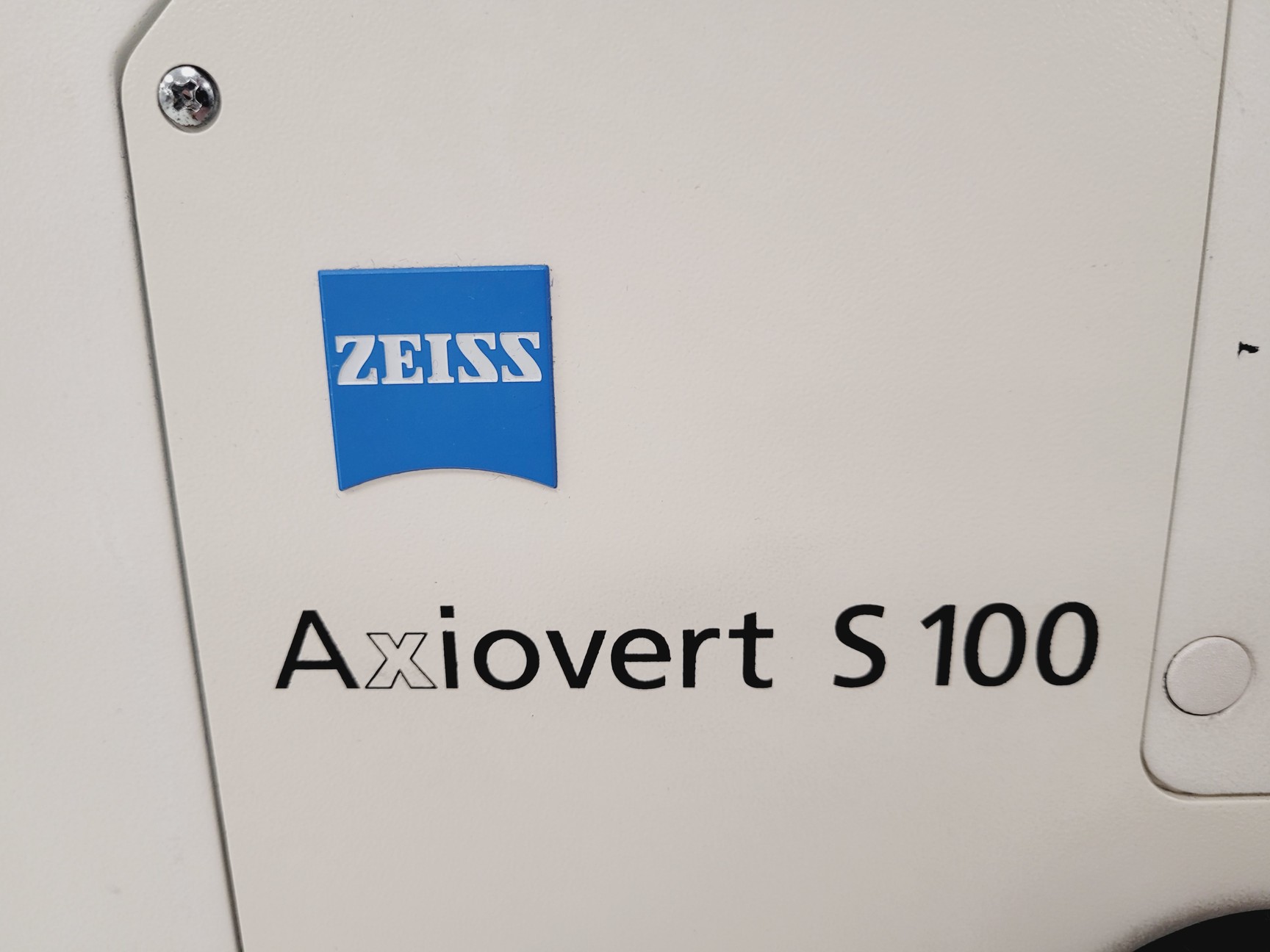 Image of Zeiss Axiovert S100 Microscope with 3 x Objectives Lab