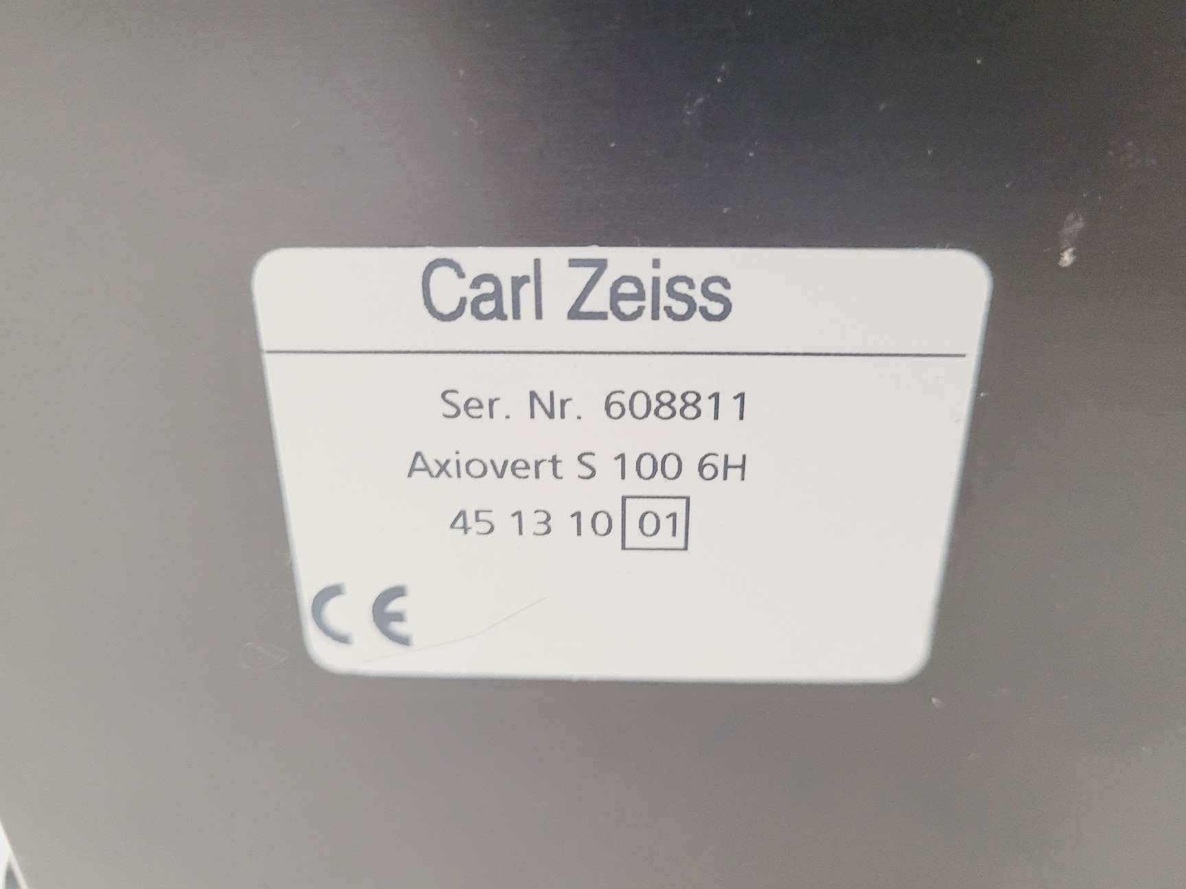 Image of Zeiss Axiovert S100 Microscope with 3 x Objectives Lab