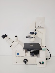 Thumbnail image of Zeiss Axiovert S100 Microscope with 3 x Objectives Lab