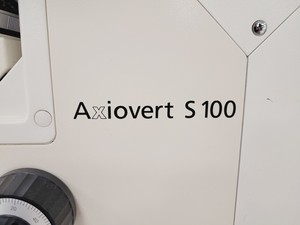 Thumbnail image of Zeiss Axiovert S100 Microscope with 3 x Objectives Lab