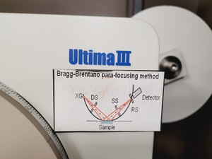 Thumbnail image of Rigaku Ultima III X-ray Diffractometer (XRD) w/SA-HEM3 6 Station Holder Lab