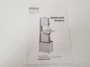 Thumbnail image of Axminster Hobby Series AWHBS350N Vertical Band Saw & Accessories