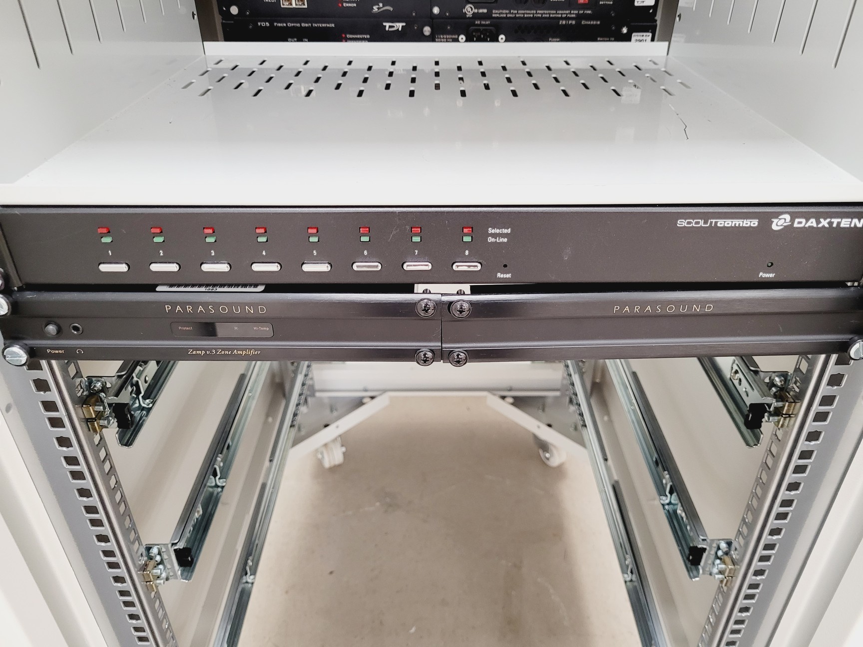 Sound Engineering Rack with Mixing Modules TDT Tucker Davies ...